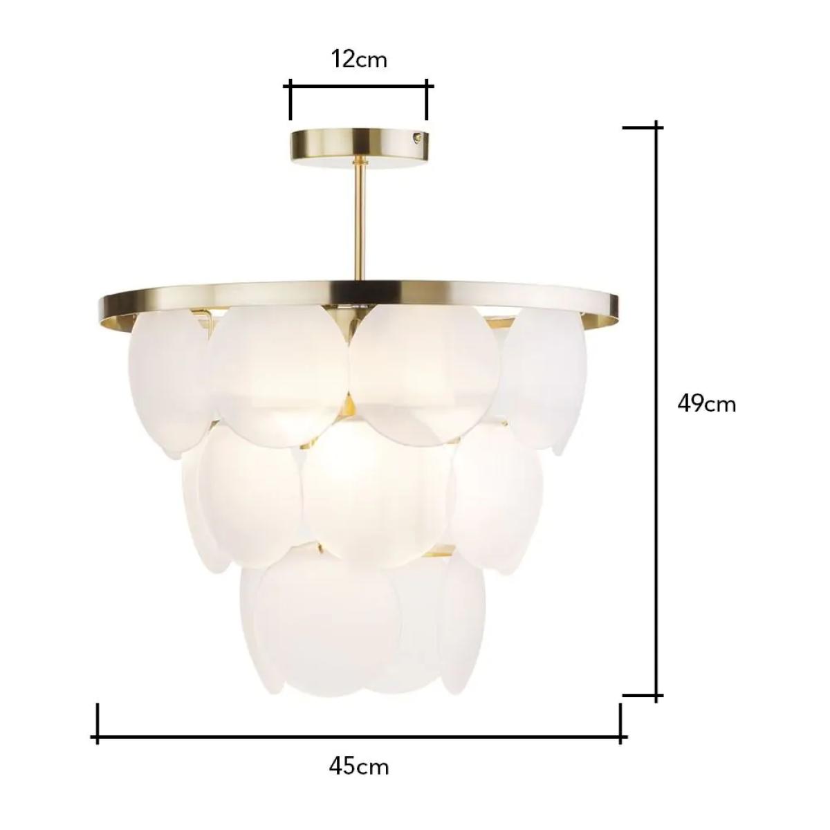 Avanti Chandelier, Brass – image 6