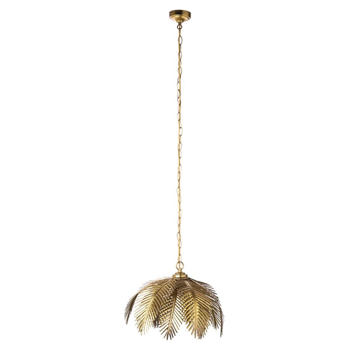 Brookby Palm Pendant, Satin Brass – image 6