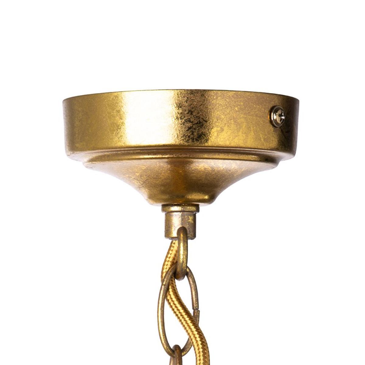 Brookby Palm Pendant, Satin Brass – image 7