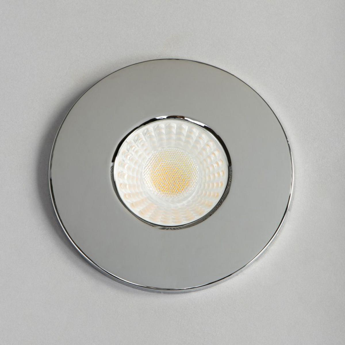 Nate Fixed Fire Rated LED IP65 Downlight, Chrome – image 4
