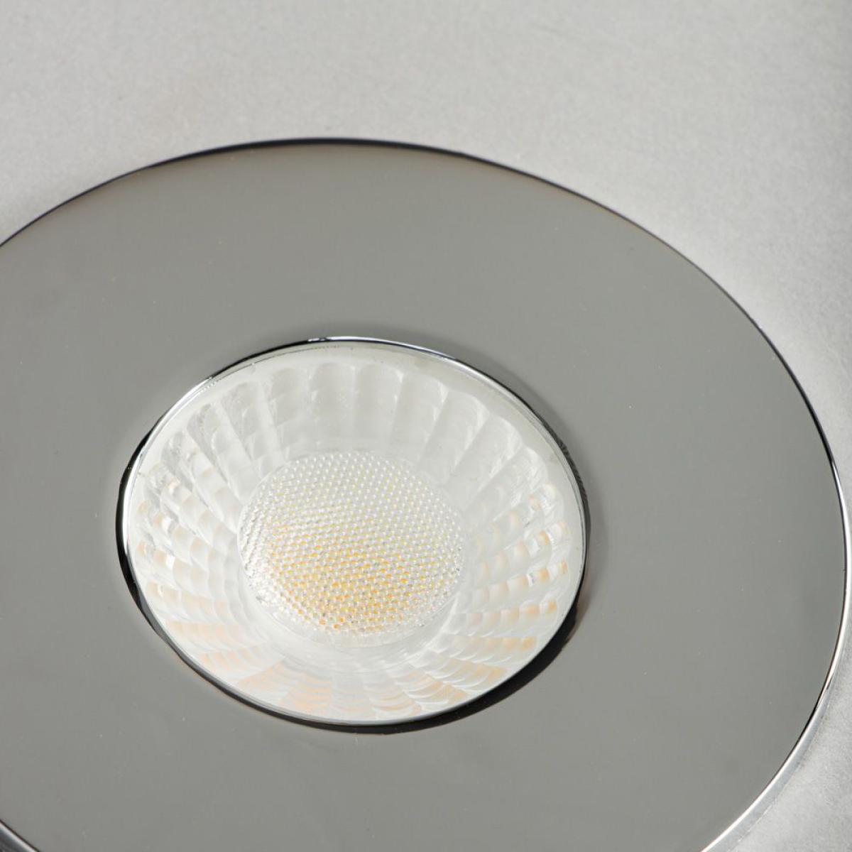 Nate Fixed Fire Rated LED IP65 Downlight, Chrome – image 5