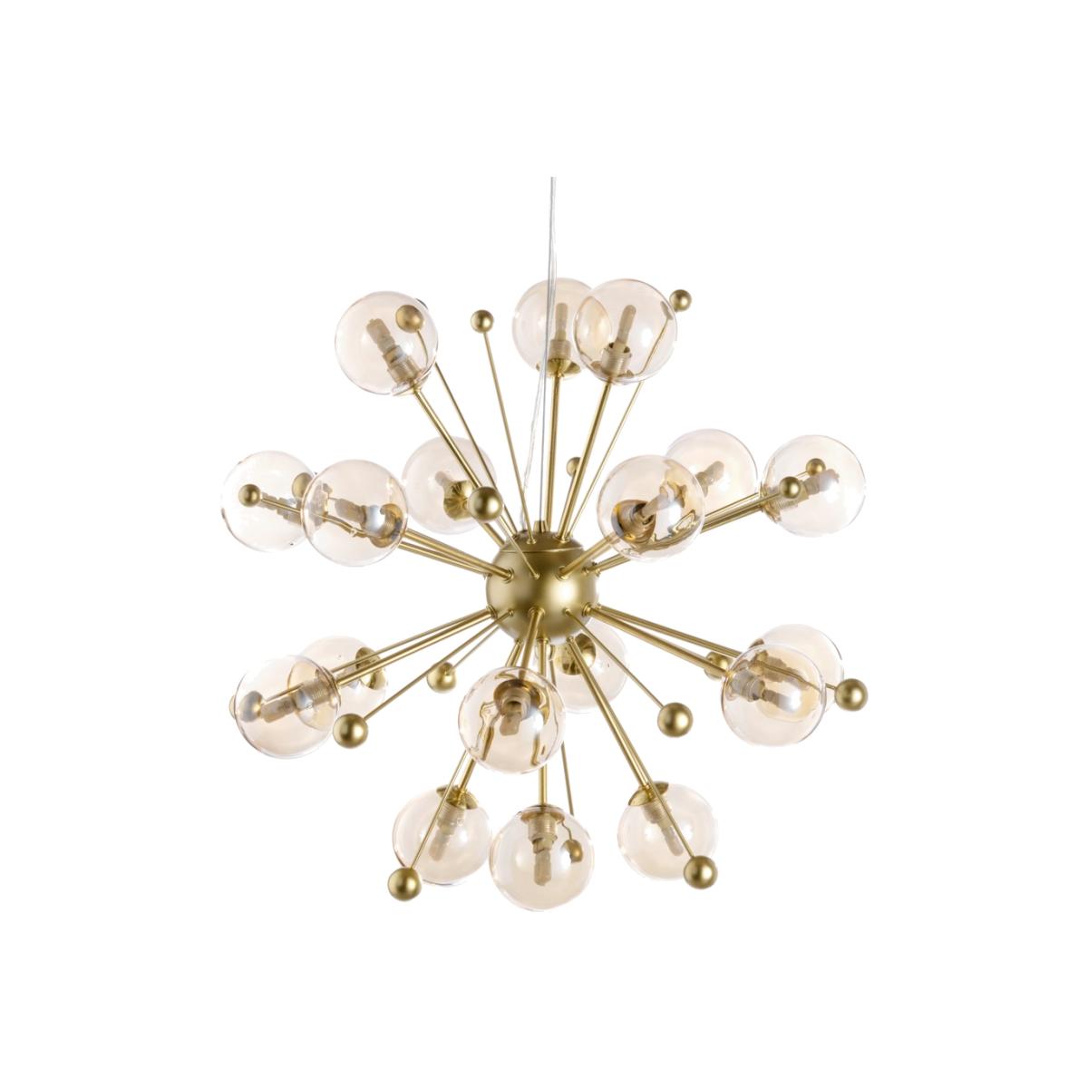 Lincoln Pendant Ceiling Light, Satin Brass