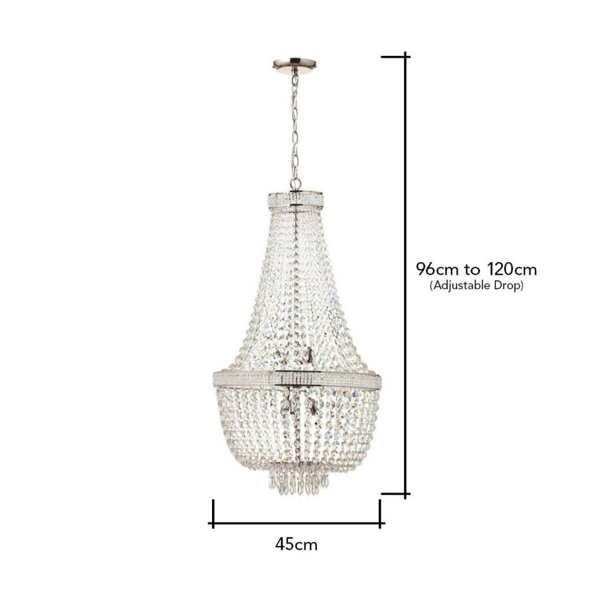 Emily Chandelier, Chrome – image 7