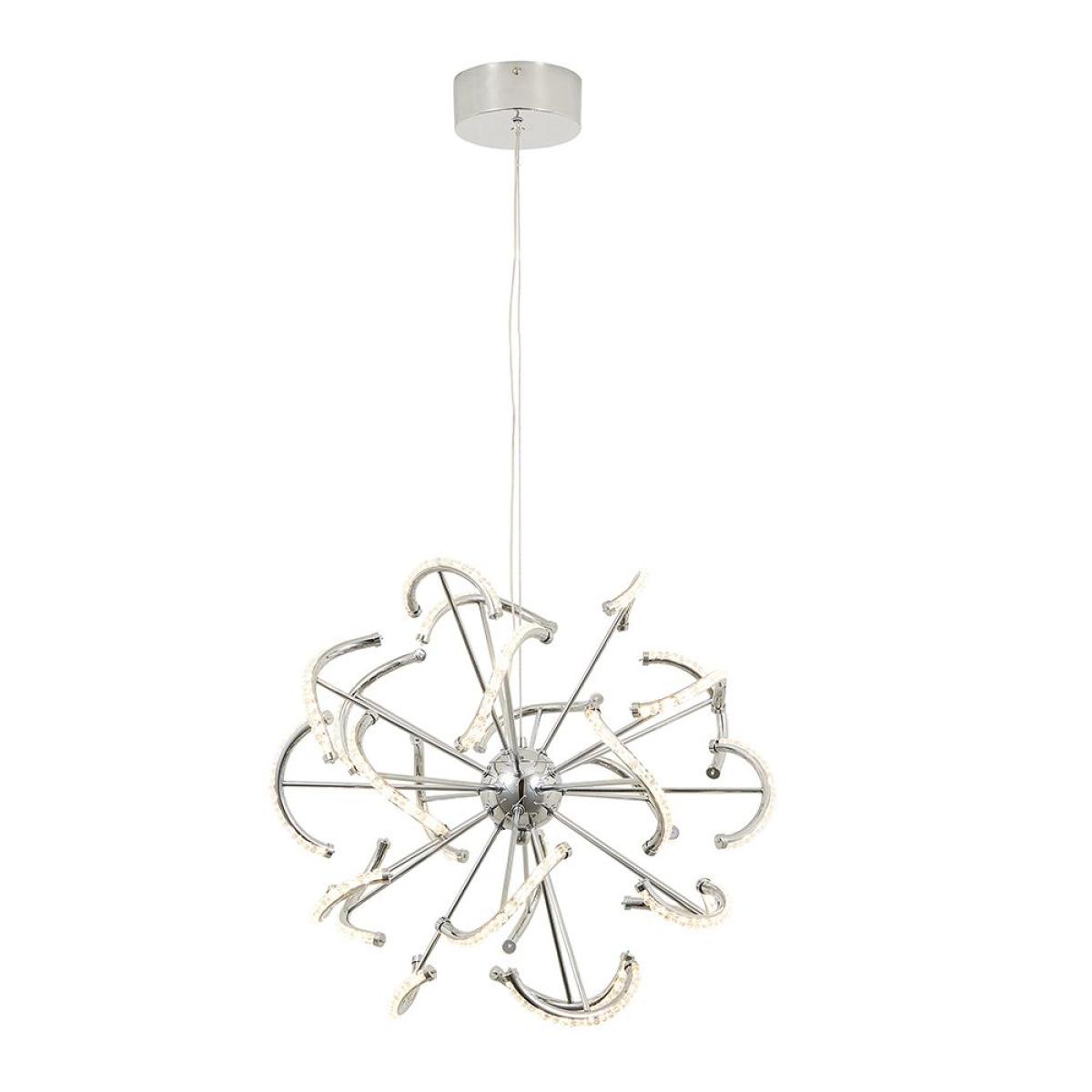 Mae LED Ceiling Pendant, Chrome – image 8