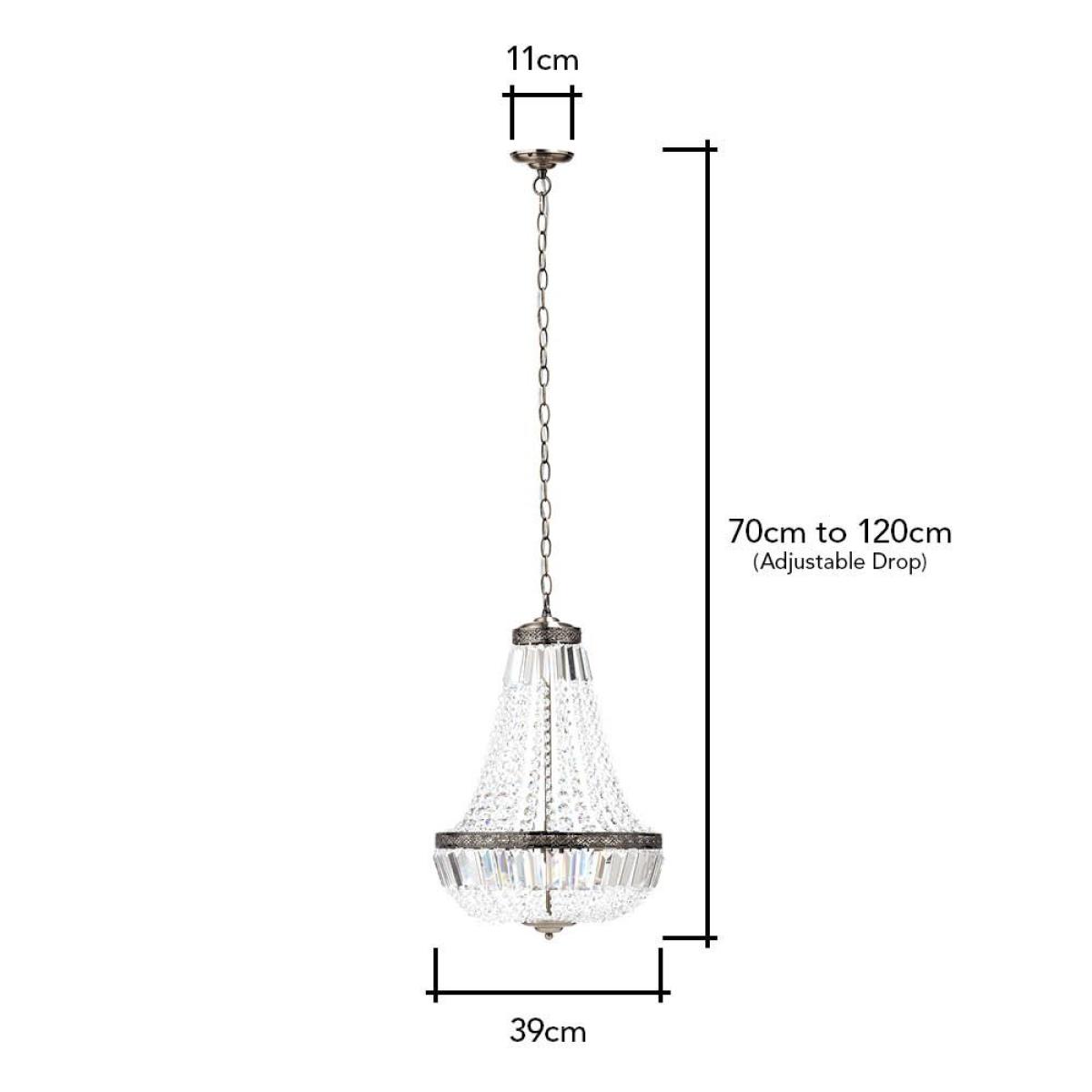 Esmeralda Pendant Light, Brass – image 9