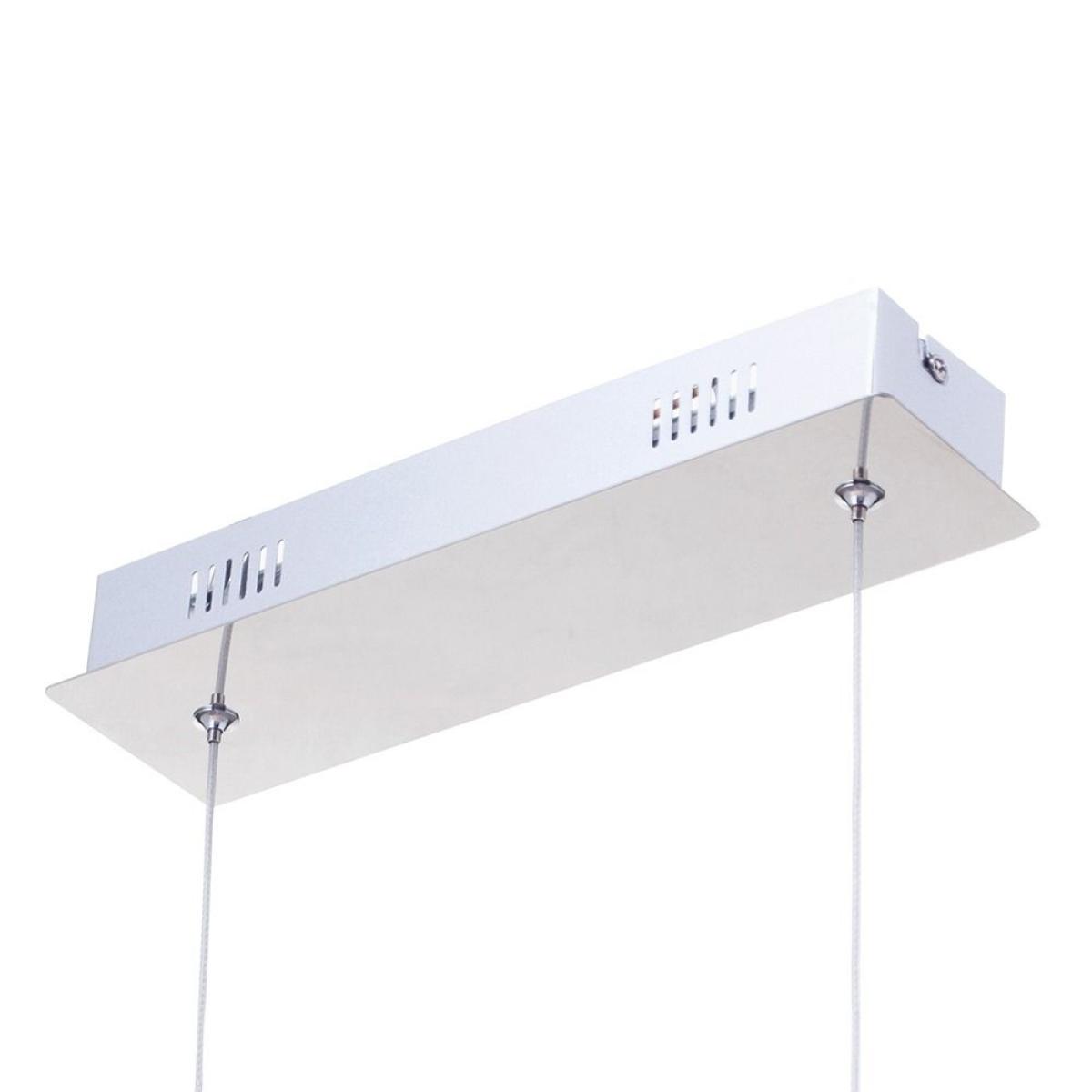 Cyan 5 Light LED Diner Pendant Bar, Chrome – image 3