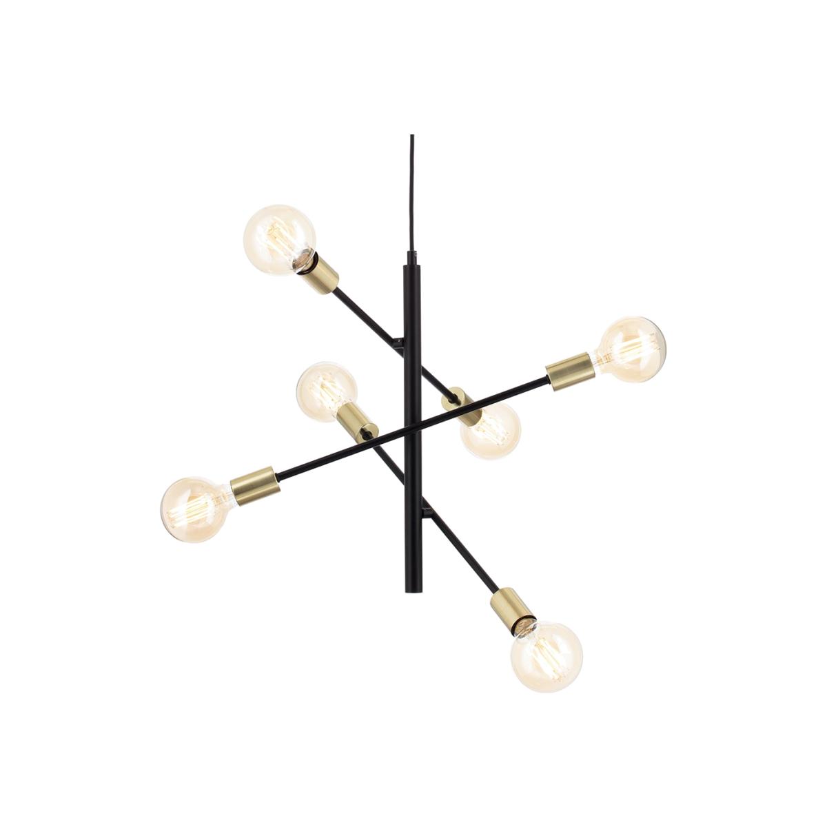 Calvet Ceiling Light, Brass – image 1