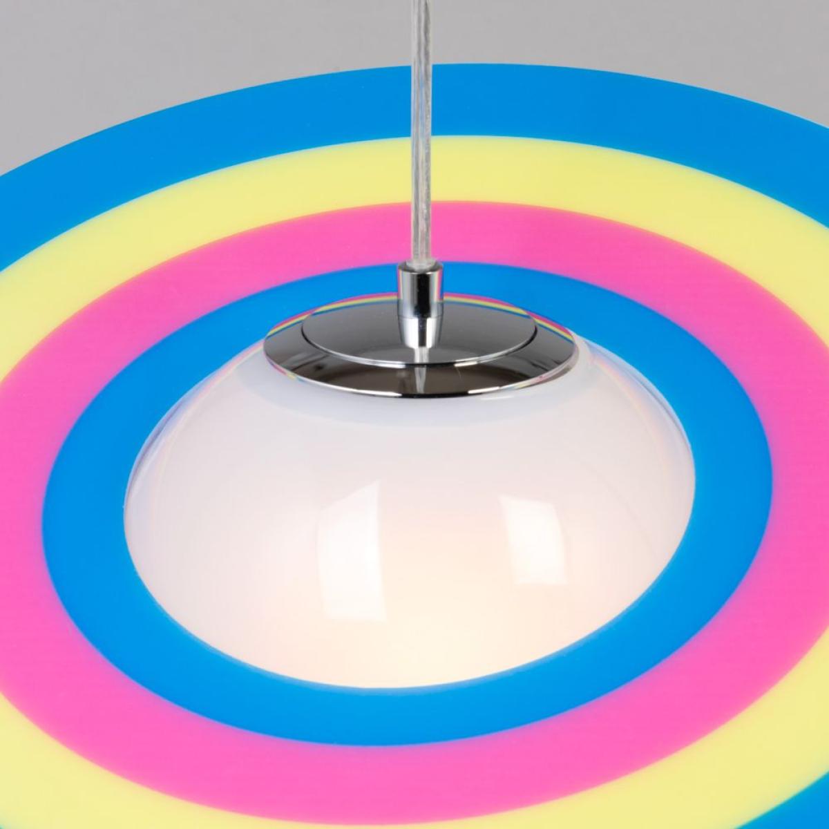 Glow Saturn Ceiling Pendant Light, Blue – image 5