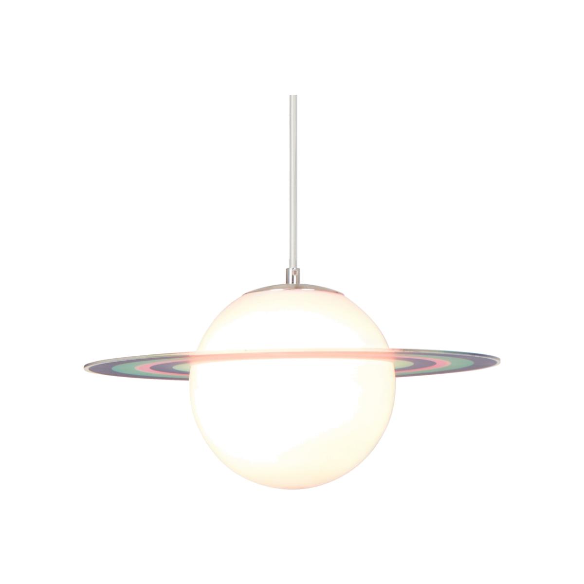 Glow Saturn Ceiling Pendant Light, Blue – image 1