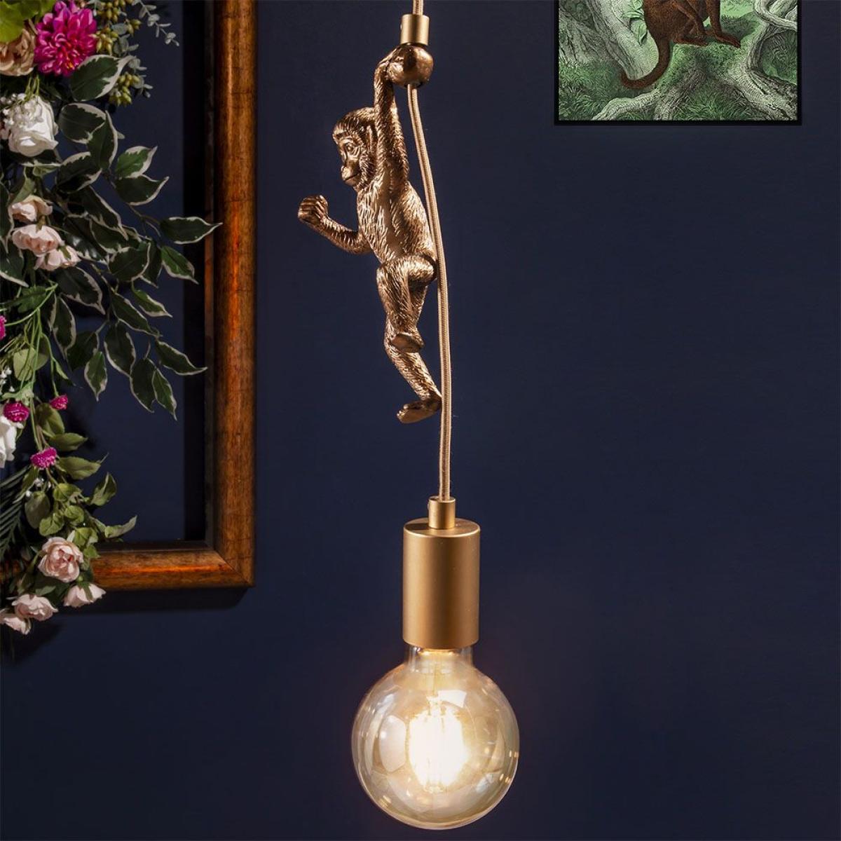 Mason & Jason Monkeys Ceiling Pendant, Brass – image 2
