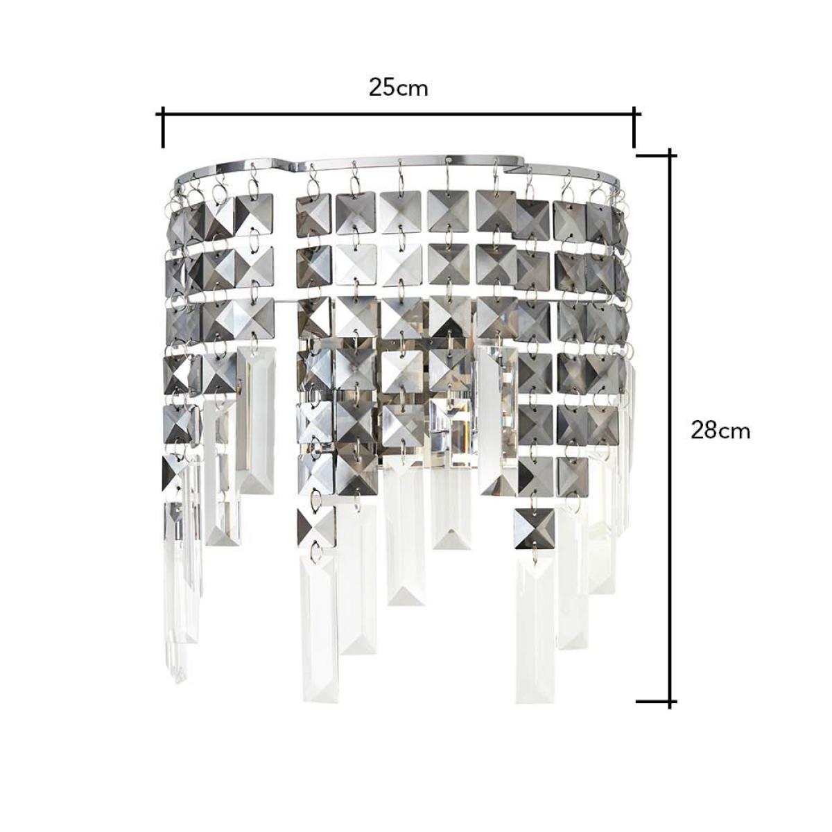 Esme Wall Light, Chrome – image 6