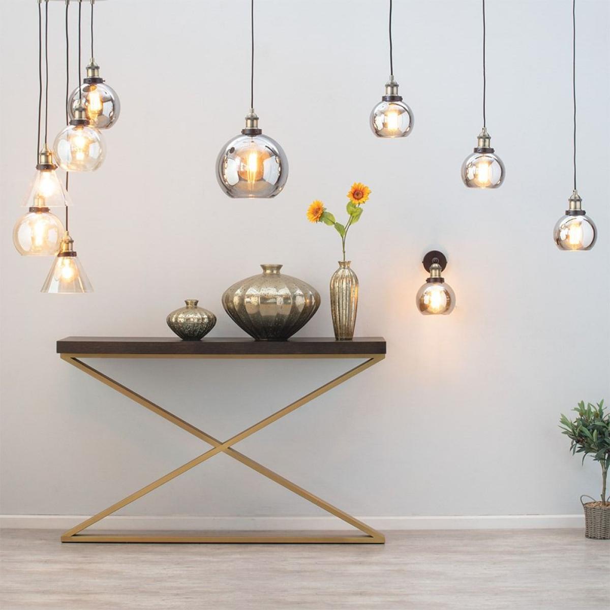 Carter Industrial Style Diner Pendant Bar, Bronze – image 3