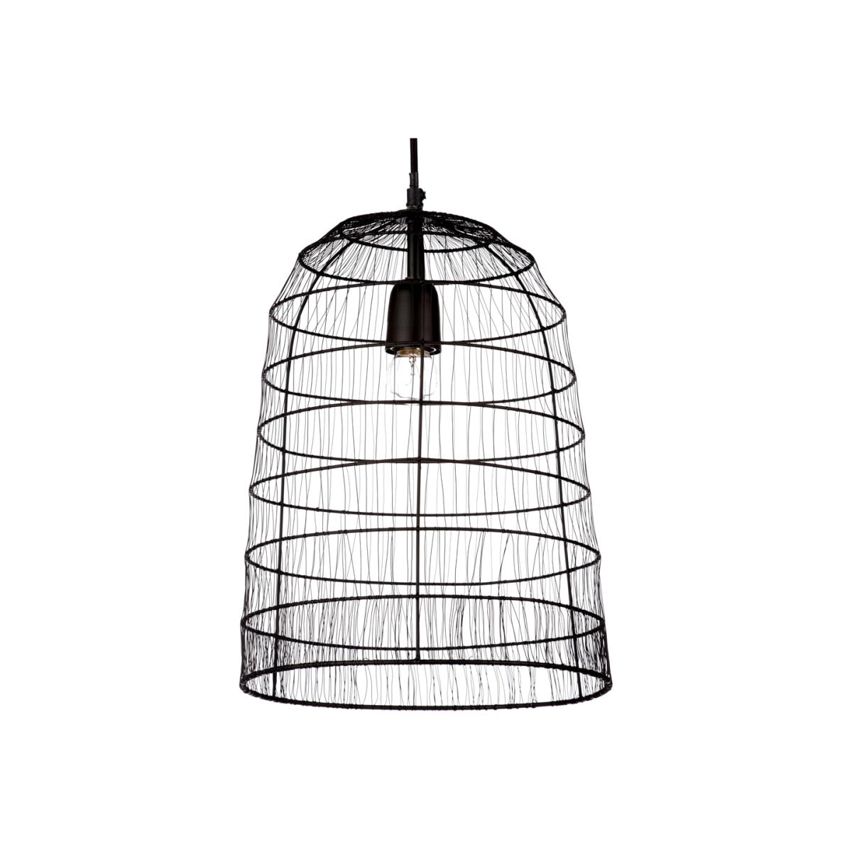 Wire Cage Pendant, Black – image 1