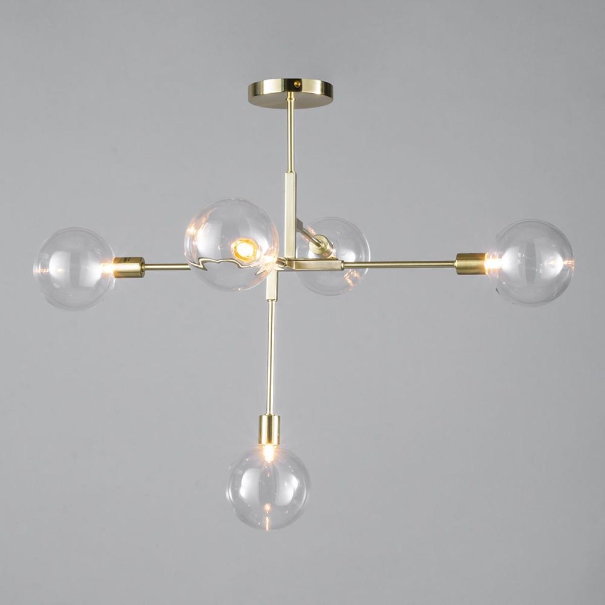 Hennock Ceiling Light, Brass – image 3