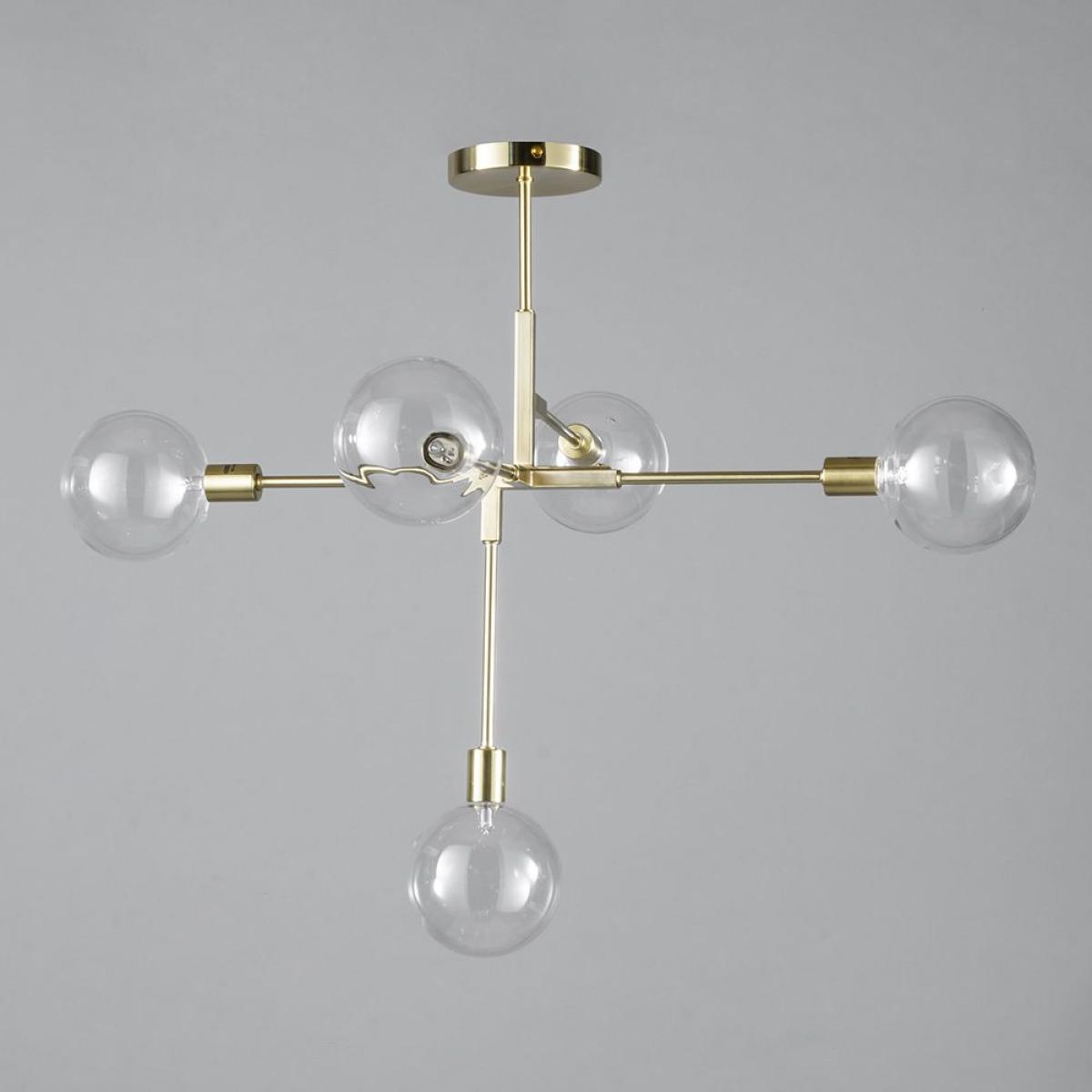 Hennock Ceiling Light, Brass – image 4