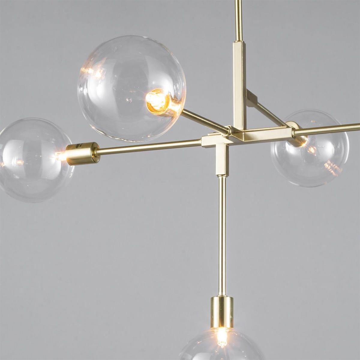 Hennock Ceiling Light, Brass – image 5