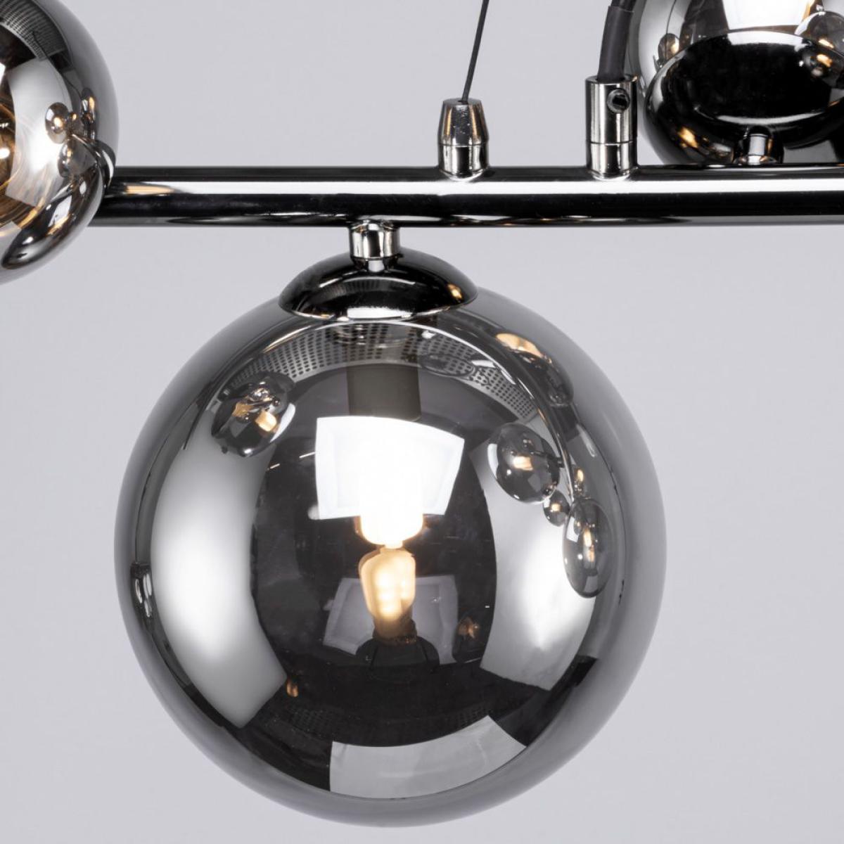 Halley 7 Ball Ceiling Pendant, Smoke – image 5