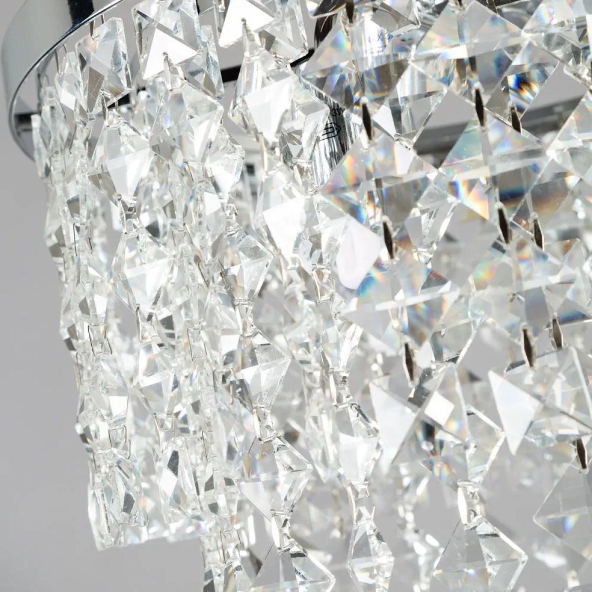 Elder Flush Ceiling Light, Chrome – image 5