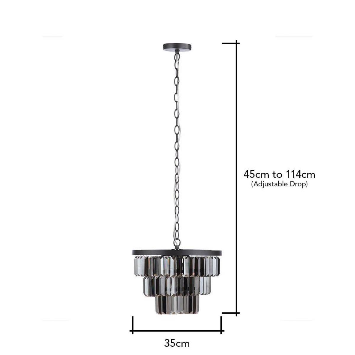 Ozzie Ceiling Light, Pewter – image 4