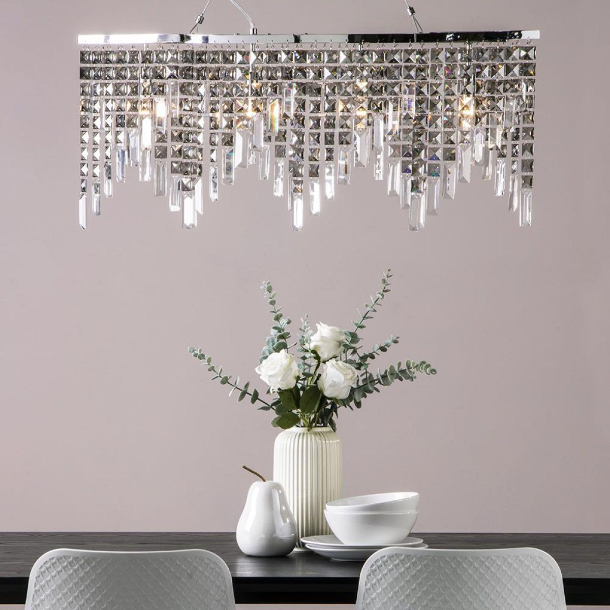 Esme Diner Ceiling Pendant, Chrome – image 2