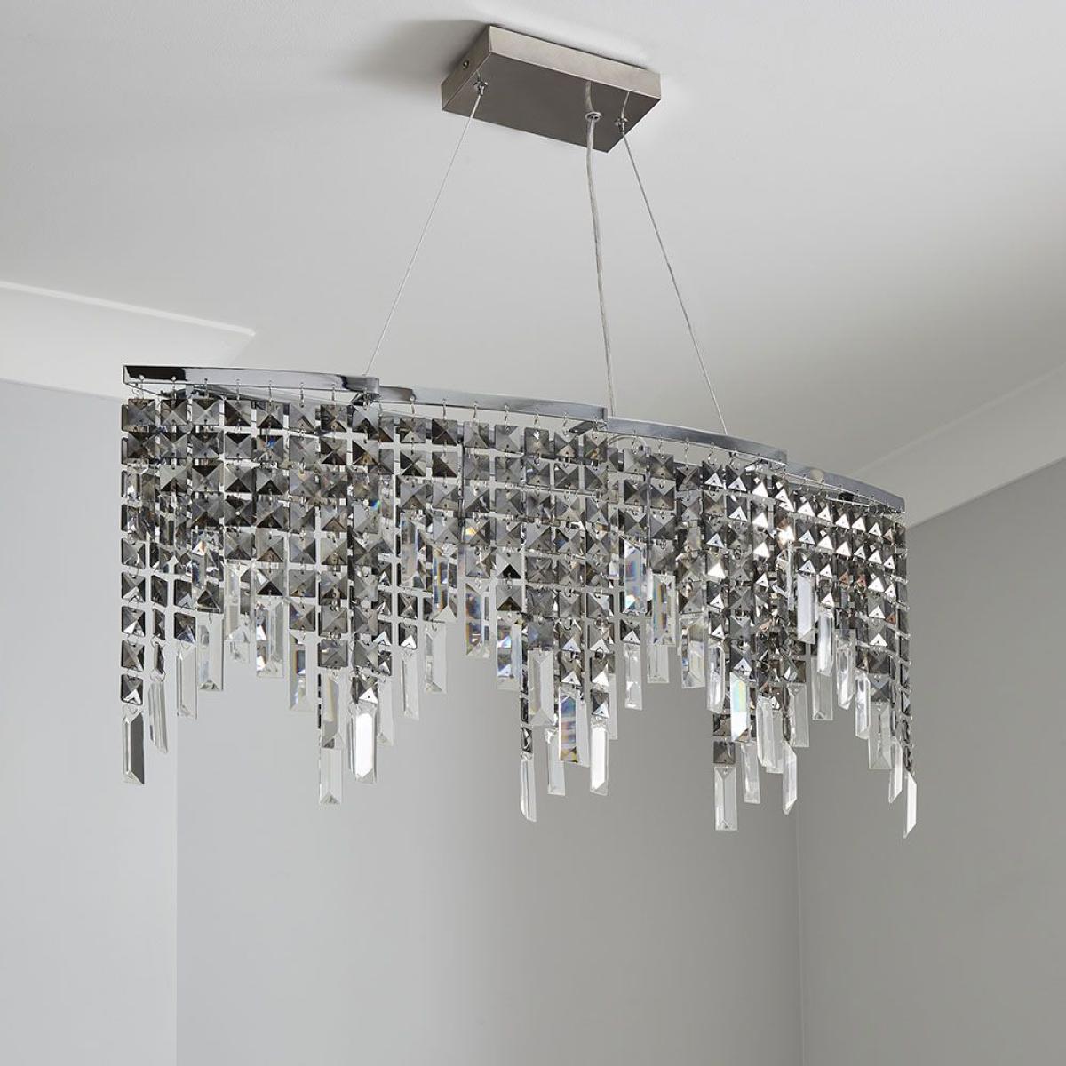 Esme Diner Ceiling Pendant, Chrome – image 4