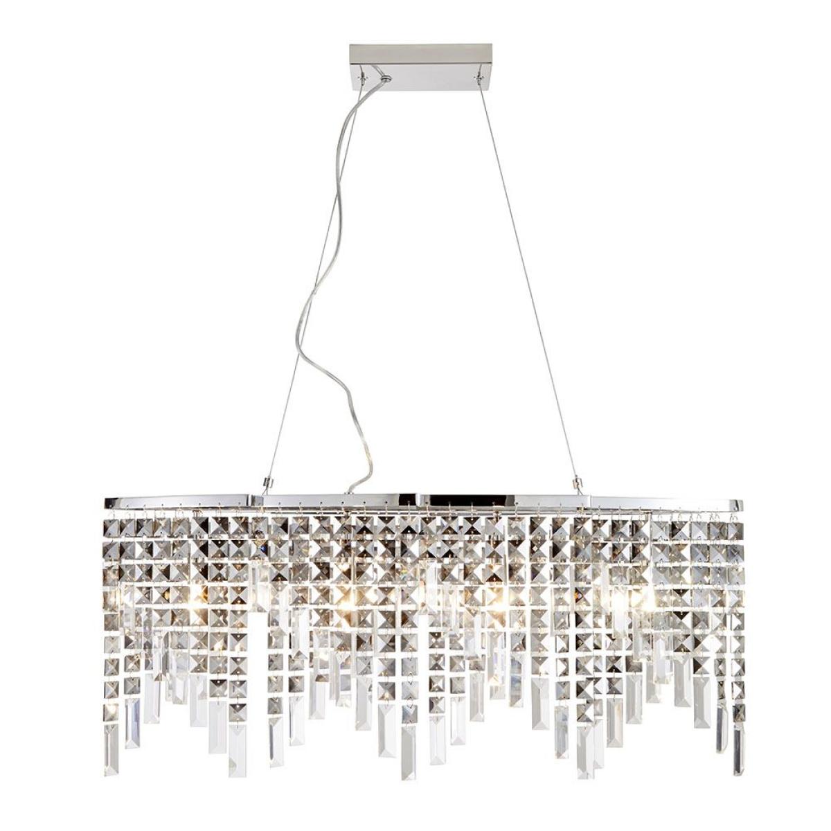 Esme Diner Ceiling Pendant, Chrome – image 6