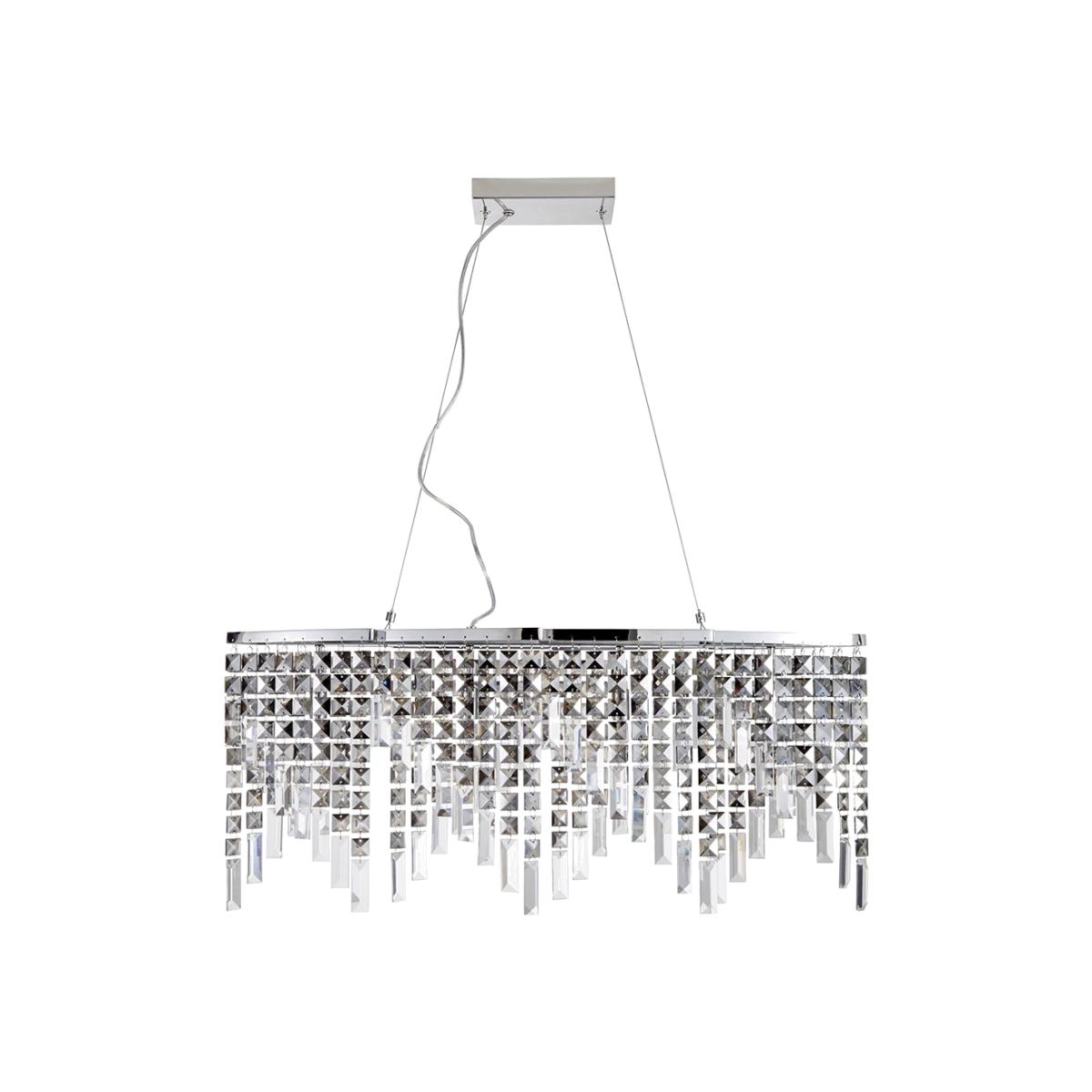 Esme Diner Ceiling Pendant, Chrome – image 1