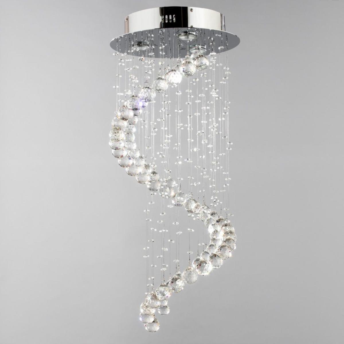 Abyss Flush Ceiling Light, Chrome – image 4