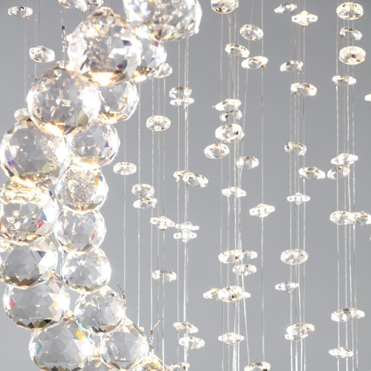 Abyss Flush Ceiling Light, Chrome – image 5