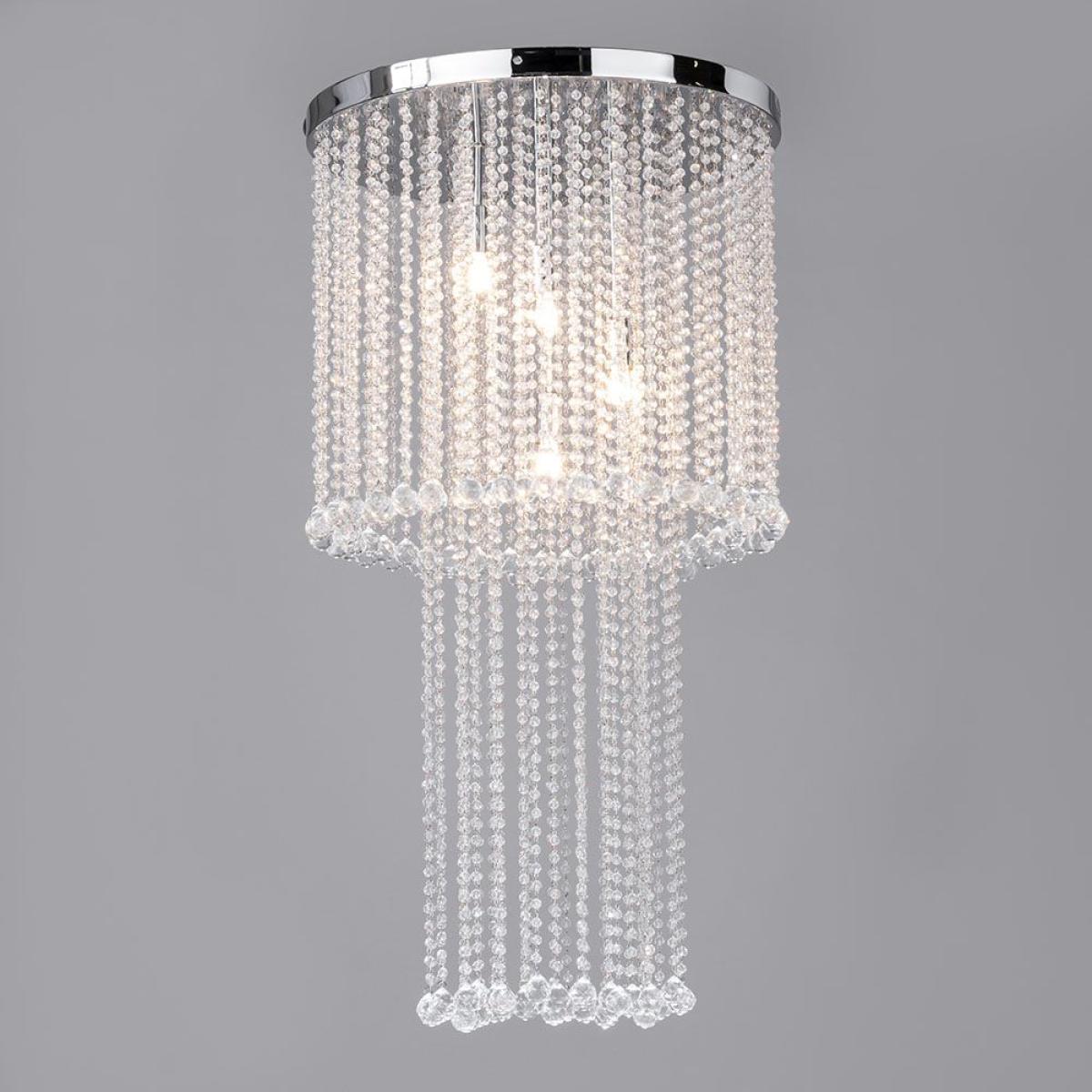 Sophie Flush Ceiling Light, Chrome – image 3