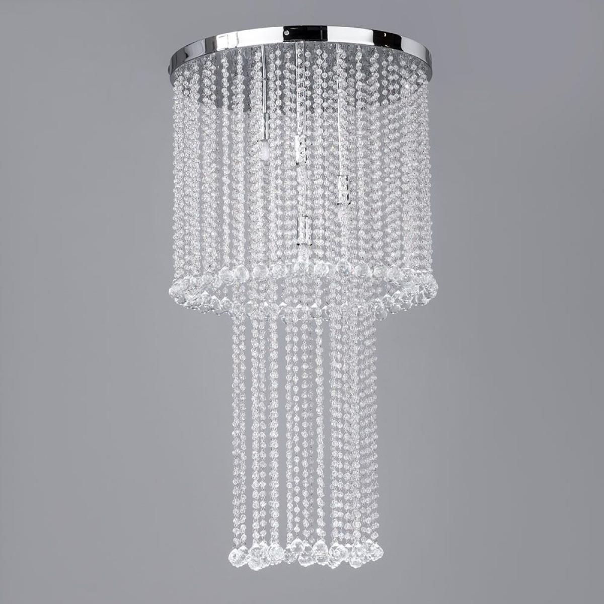 Sophie Flush Ceiling Light, Chrome – image 4