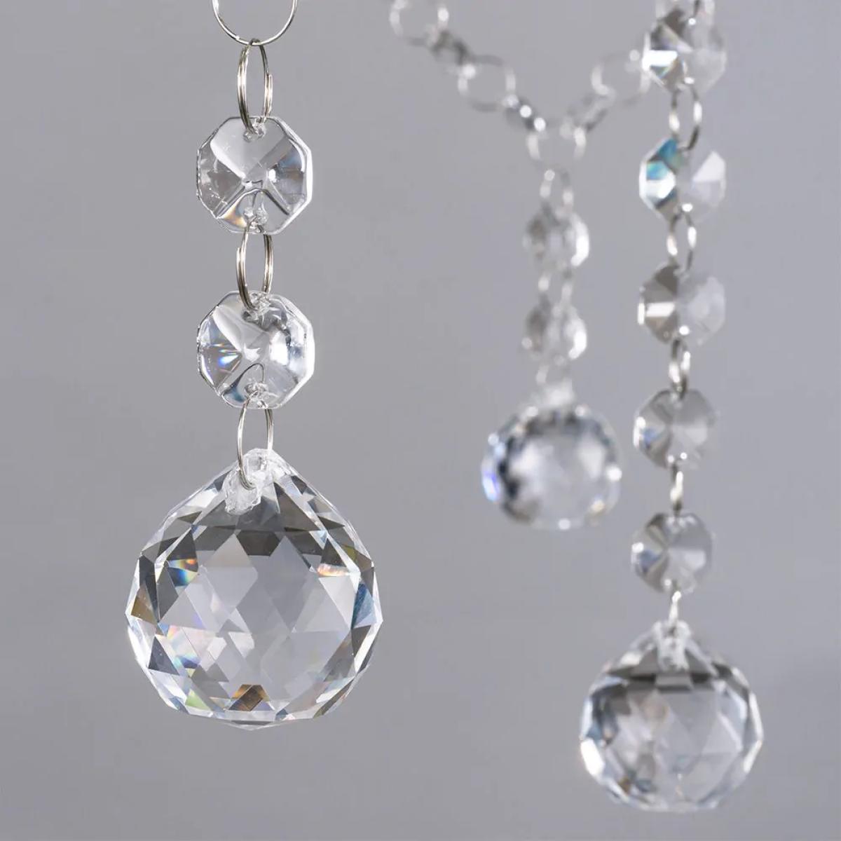 Sapparia Flush Chandelier, Chrome – image 6