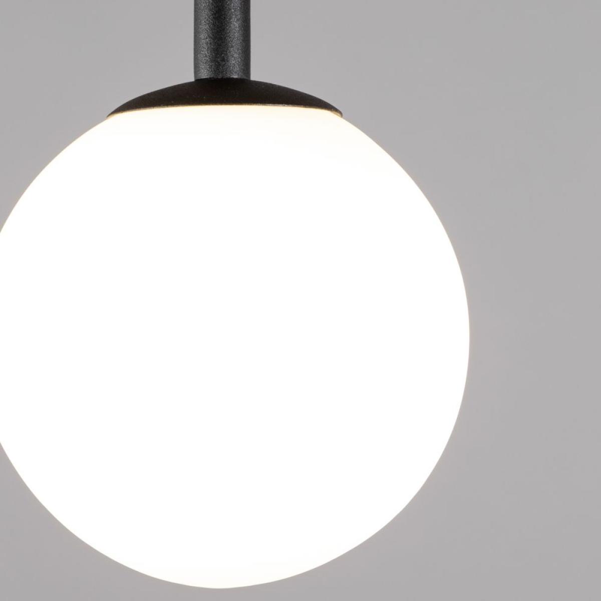 Calder Semi Flush Ceiling Light, Satin Black – image 5