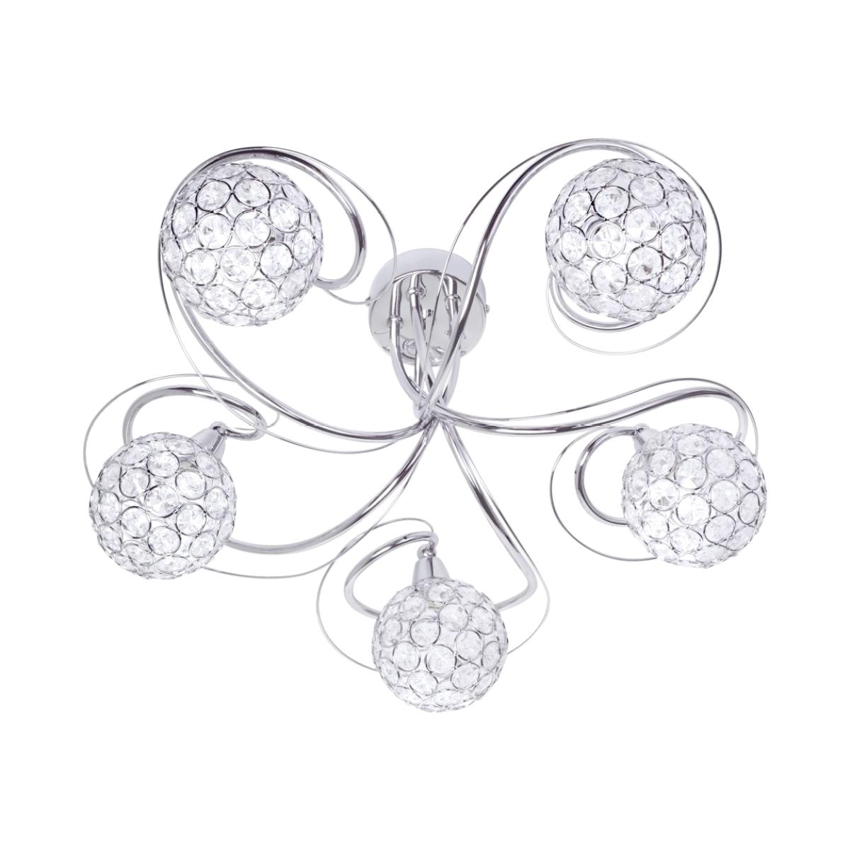 Orianna Flush Light, Chrome – image 1
