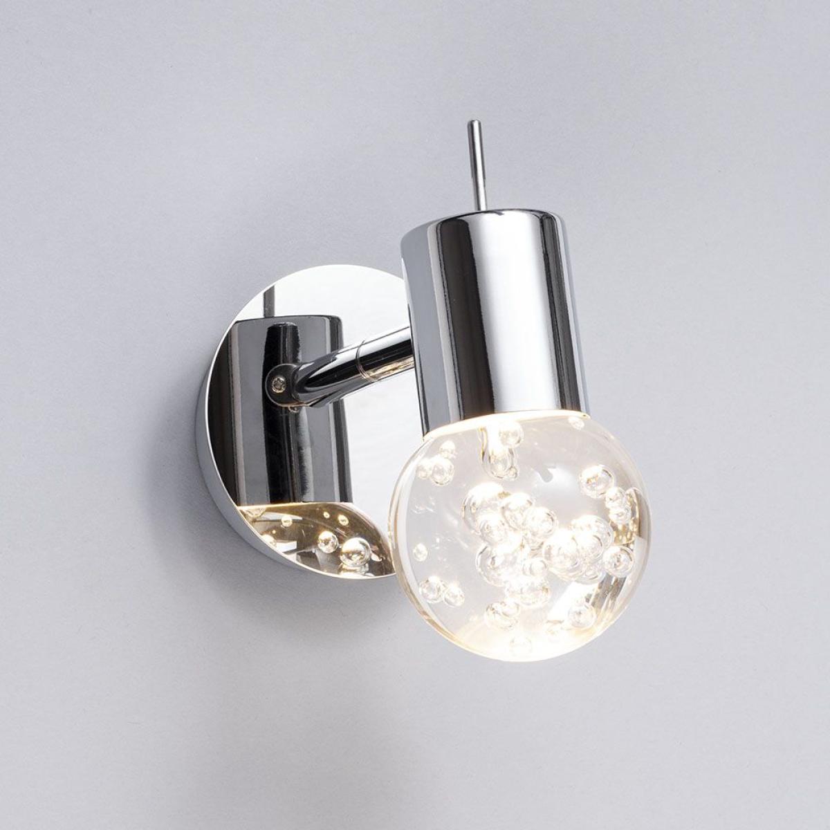 Martha LED Bathroom Spotlight, Chrome – image 3