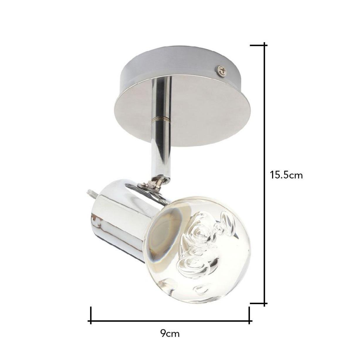 Martha LED Bathroom Spotlight, Chrome – image 9