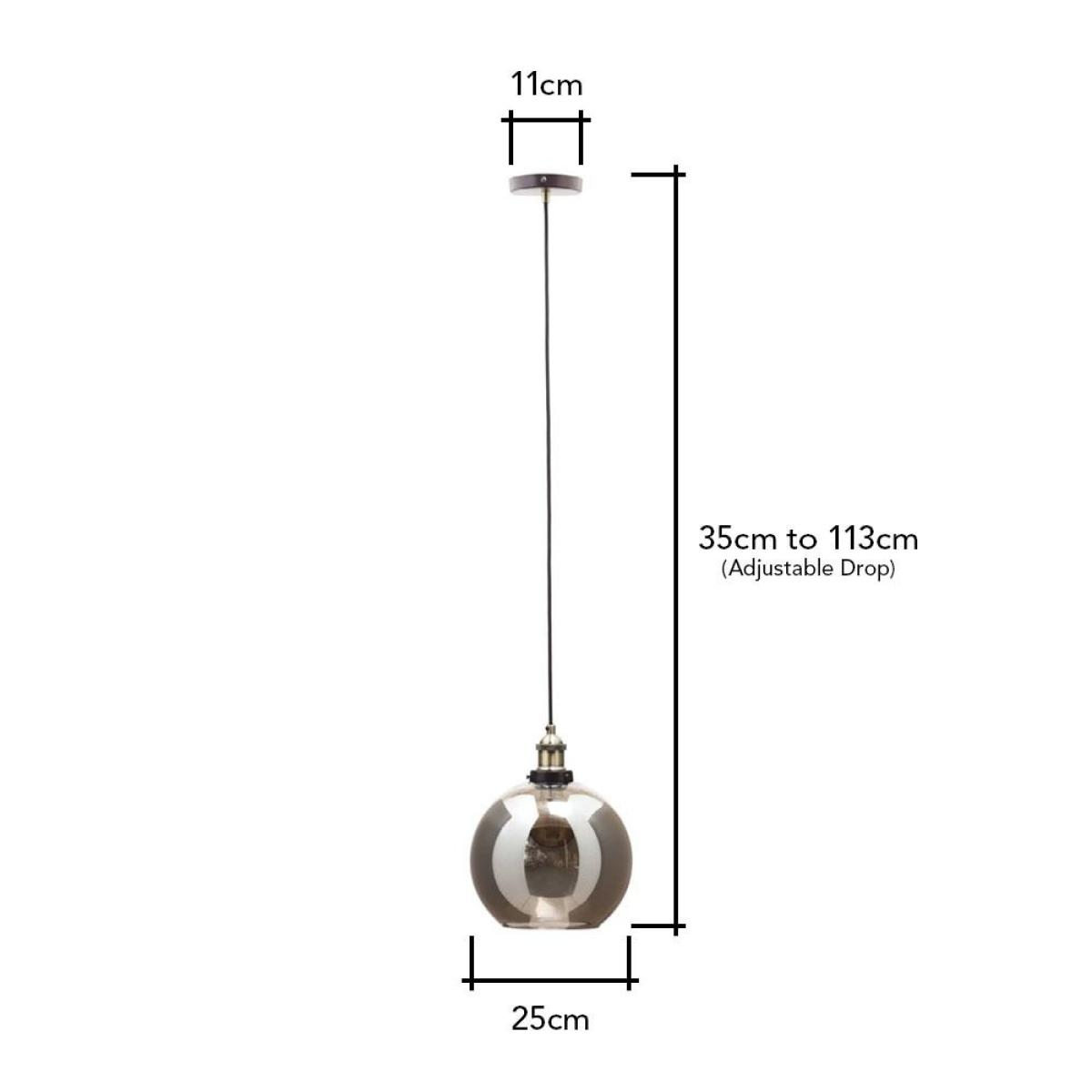 Carter Industrial Ceiling Pendant, Bronze – image 8