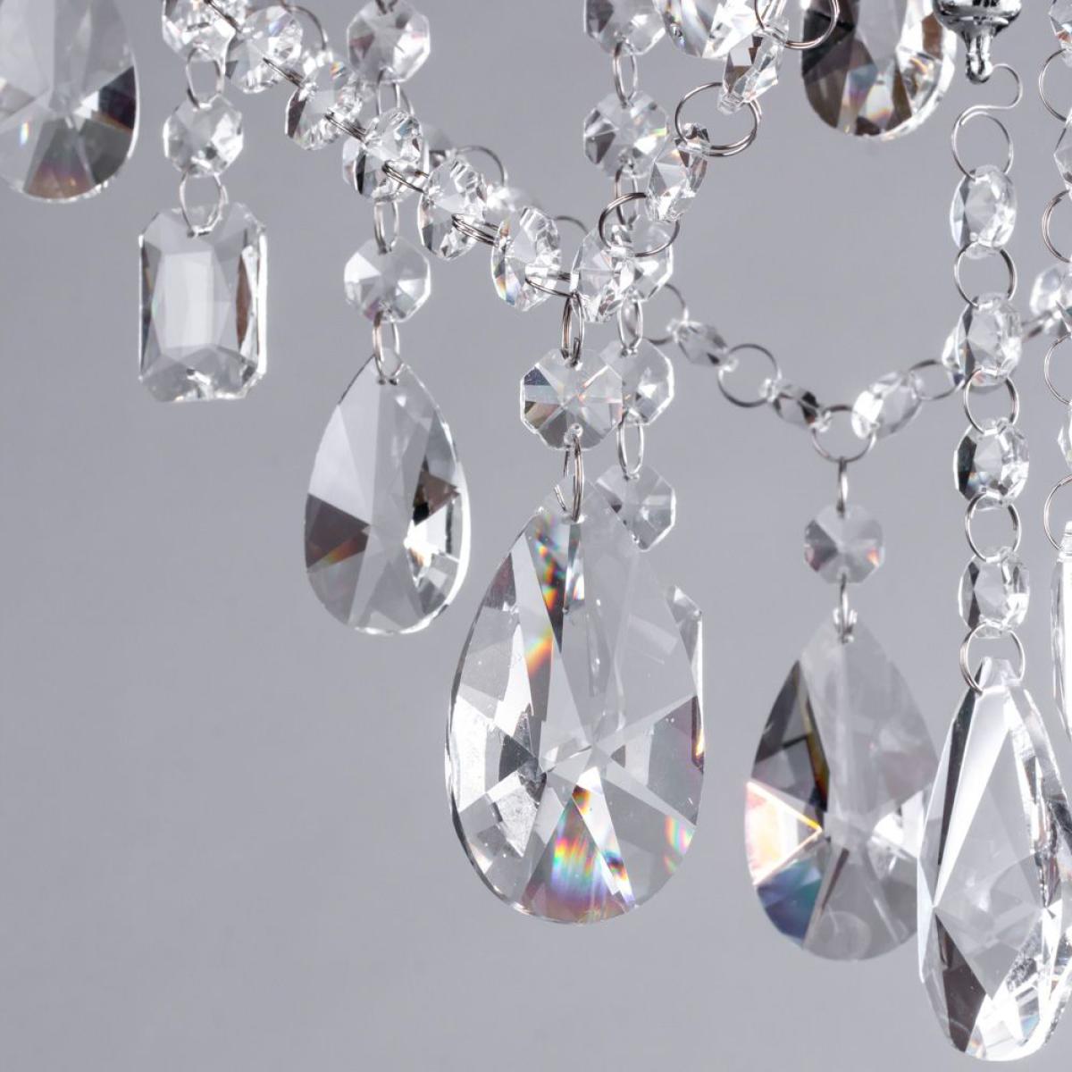 Annalee 3 Light Chandelier, Chrome – image 6