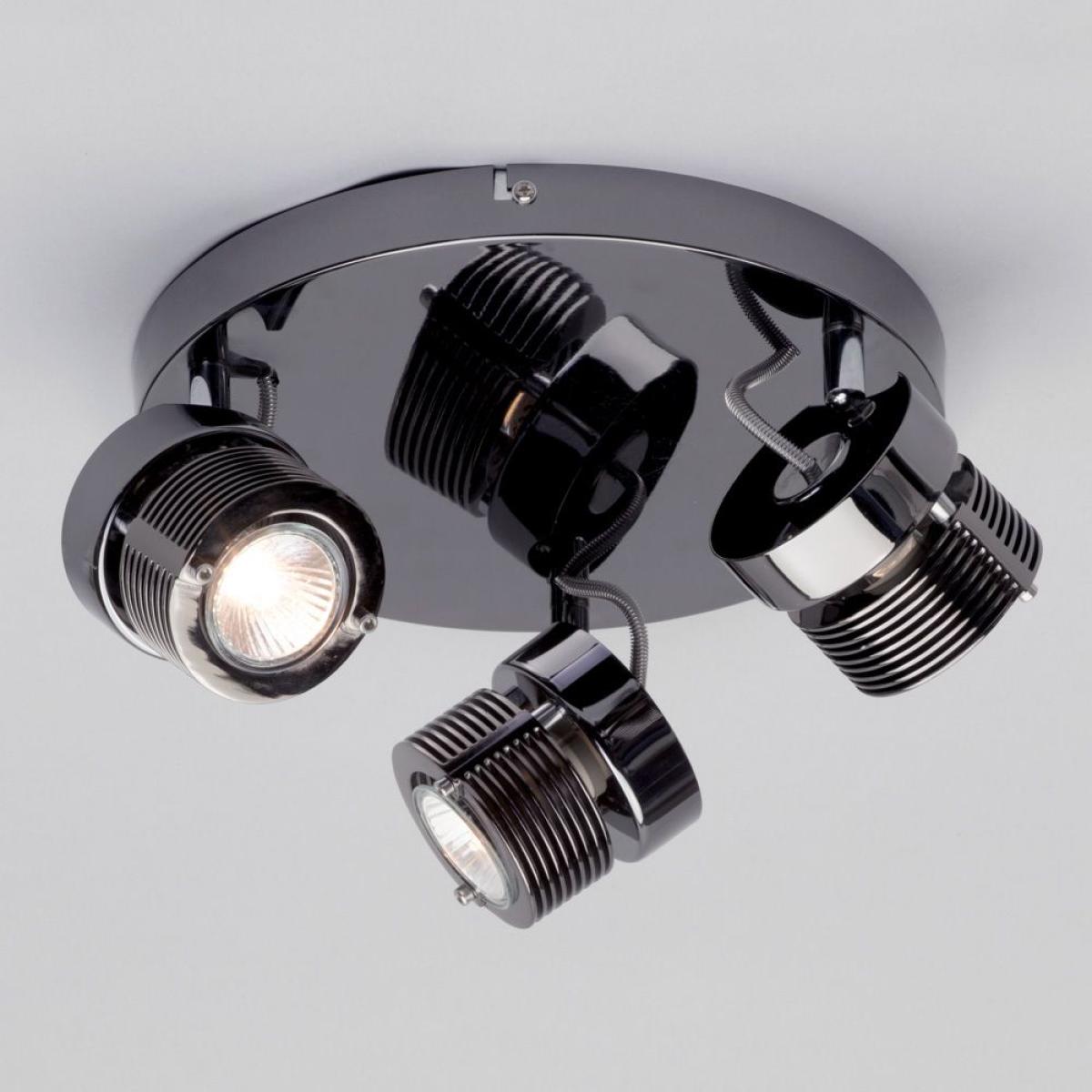 Lucas Ceiling Spotlight Plate, Black Chrome – image 3