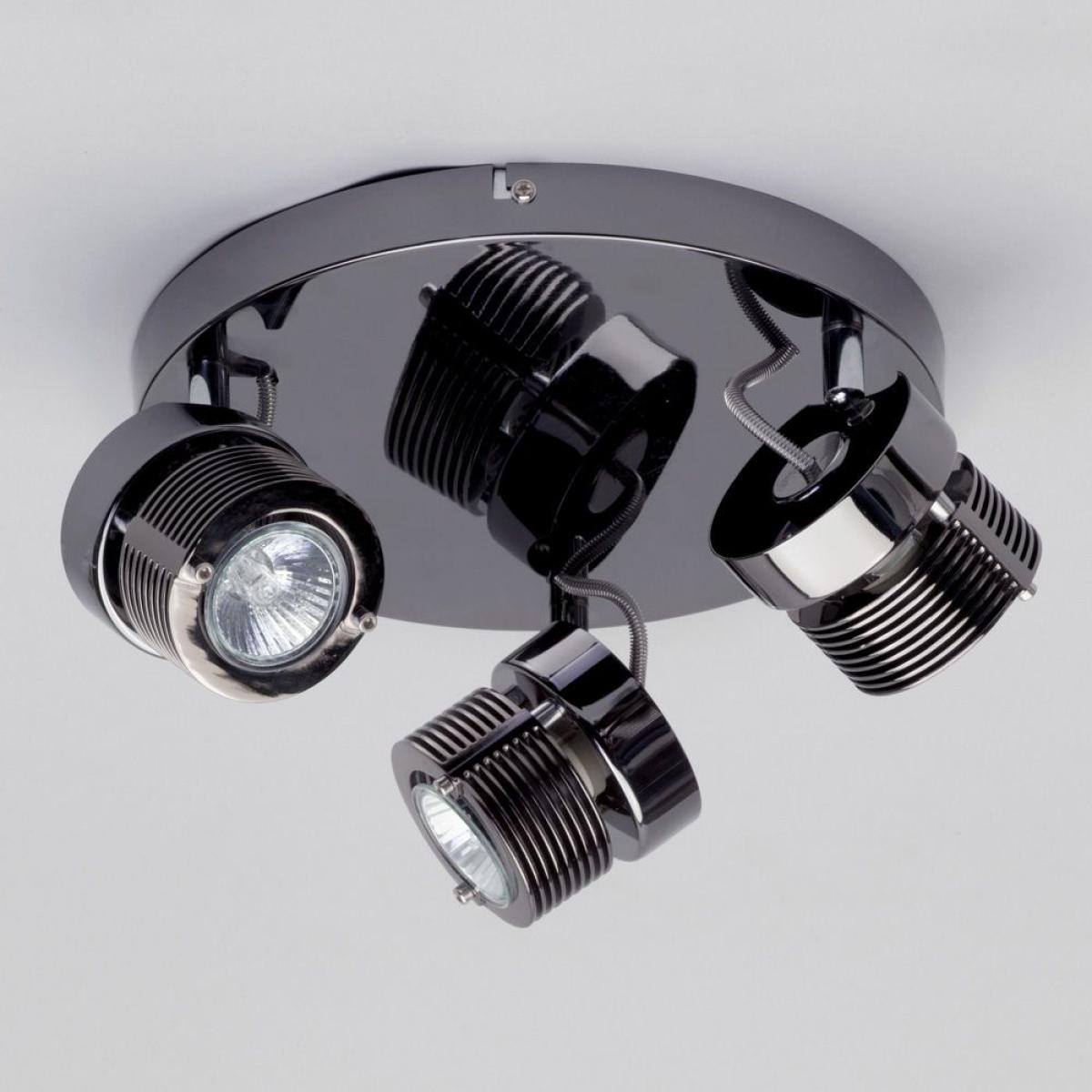 Lucas Ceiling Spotlight Plate, Black Chrome – image 4