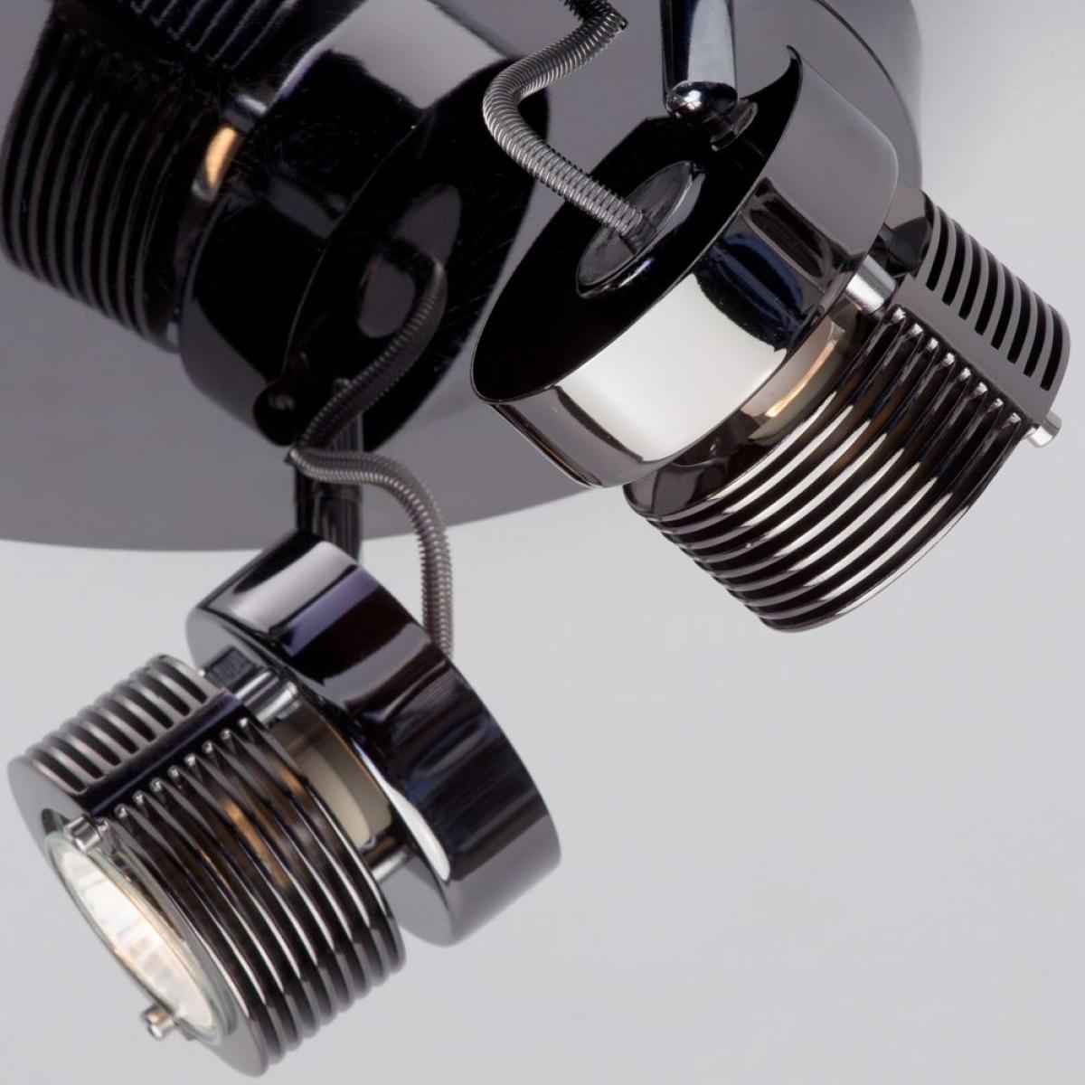 Lucas Ceiling Spotlight Plate, Black Chrome – image 5
