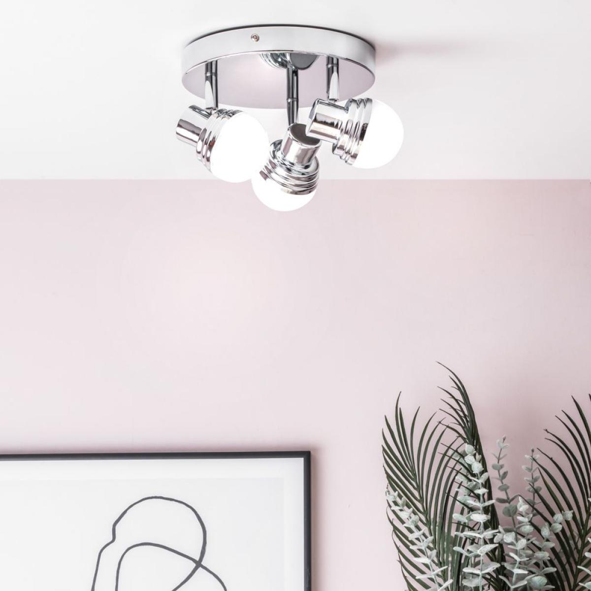 Maura Bathroom Spotlight Plate, Chrome – image 2