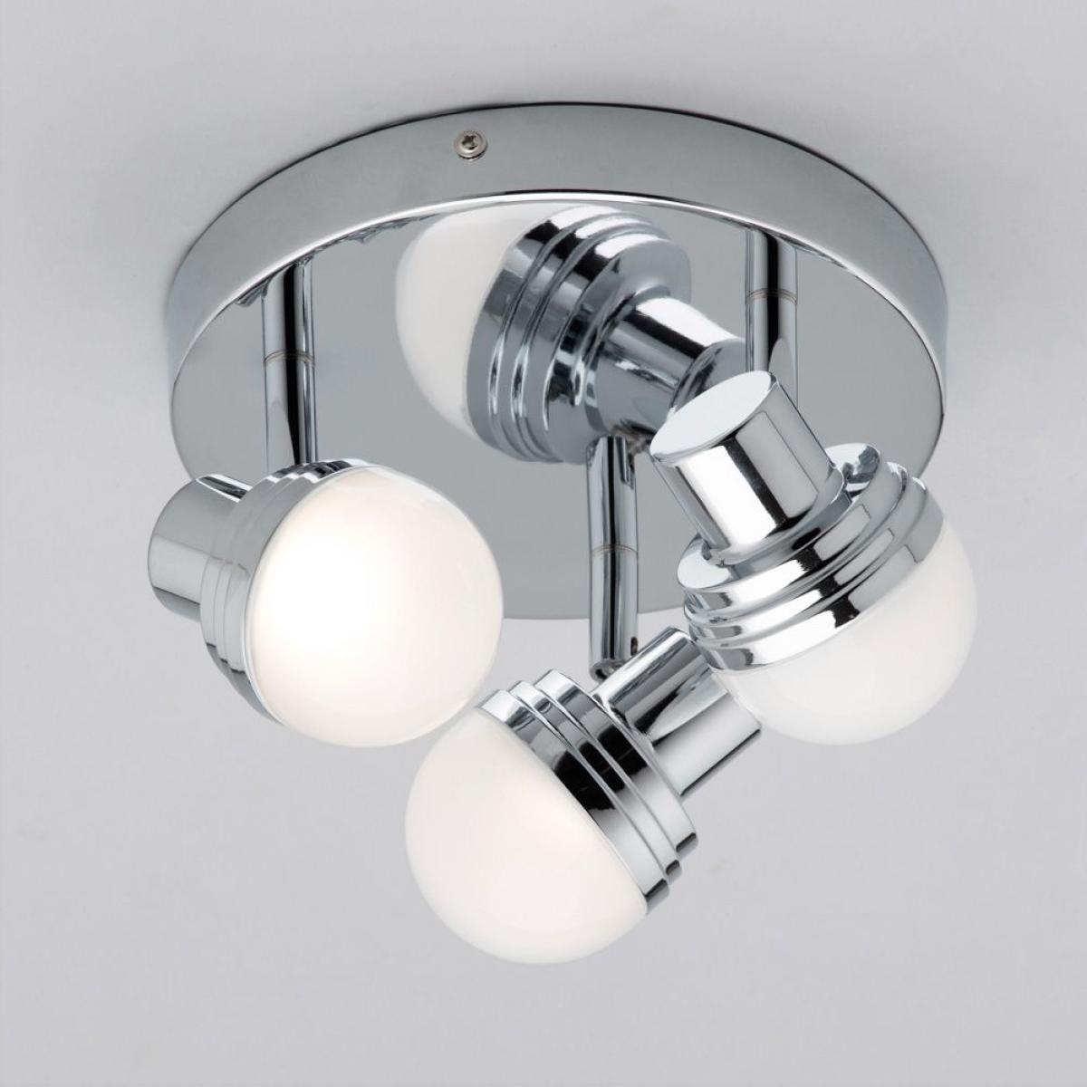 Maura Bathroom Spotlight Plate, Chrome – image 3