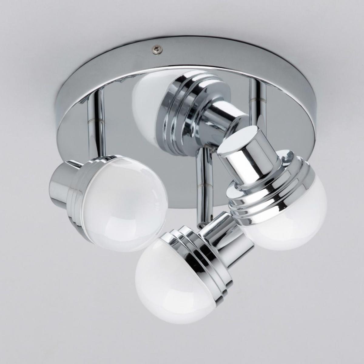 Maura Bathroom Spotlight Plate, Chrome – image 4
