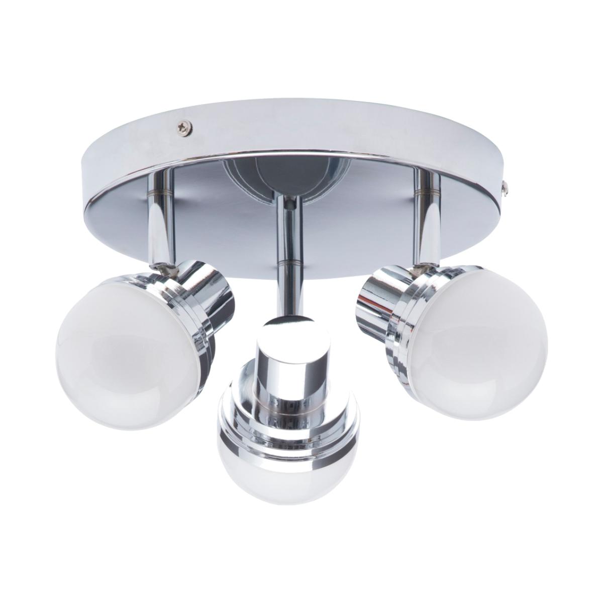 Maura Bathroom Spotlight Plate, Chrome – image 1