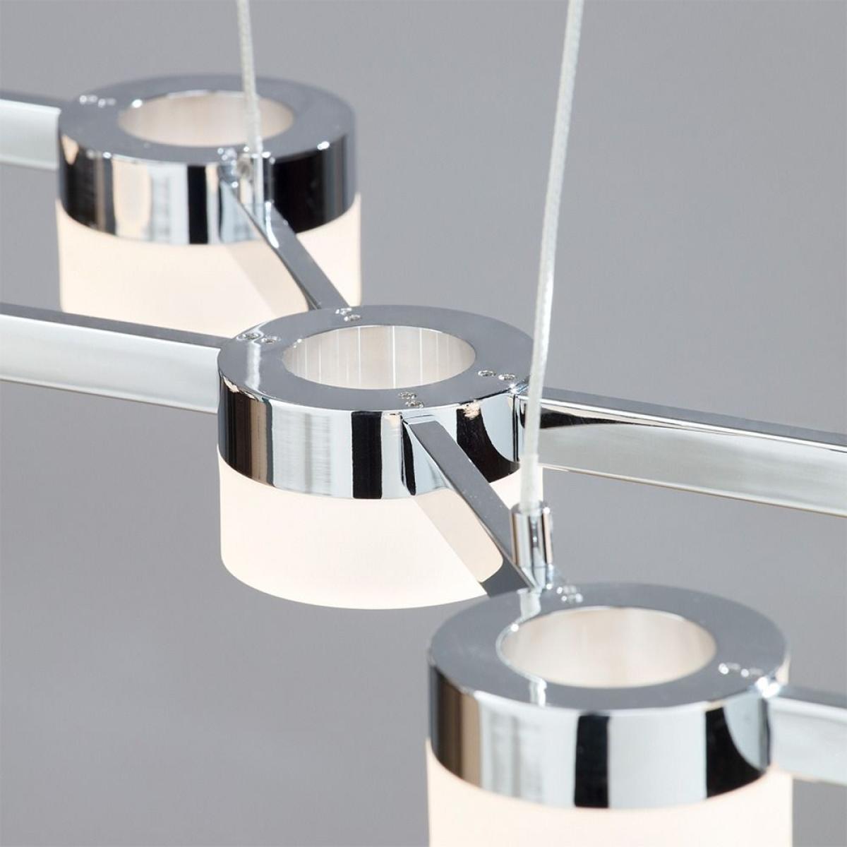 Christie 7 Light LED Pendant, Chrome – image 4
