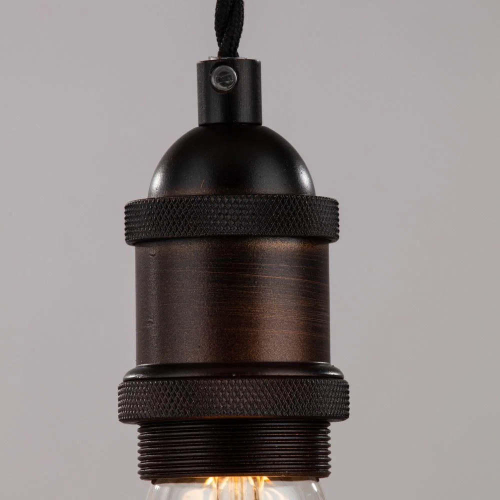 Industrial Style Champagne Cable Ceiling Pendant, Bronze – image 5