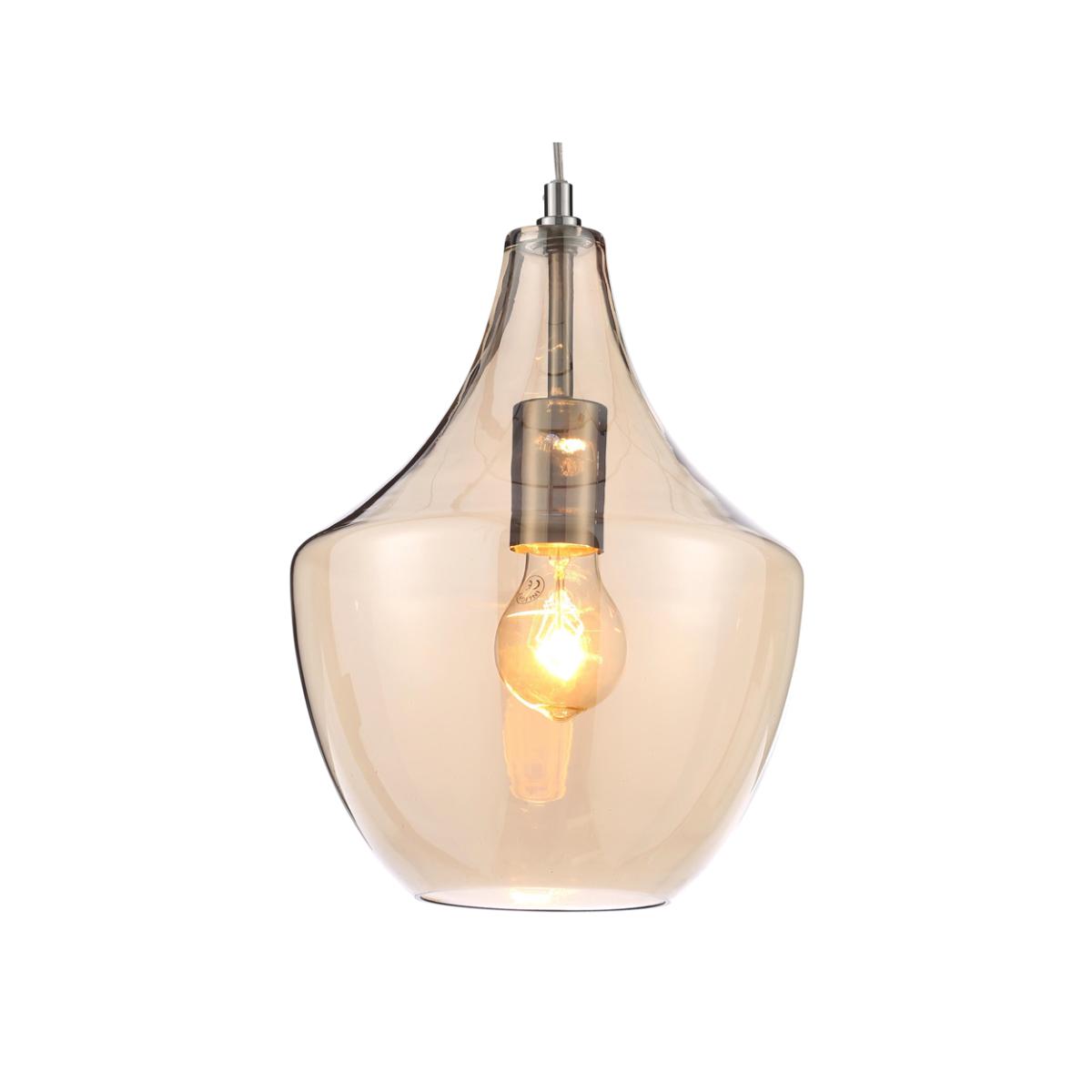Jena Glass Ceiling Pendant, Champagne – image 1