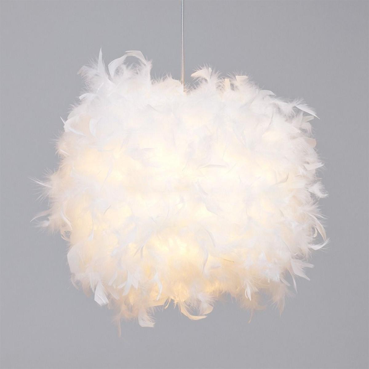 Plume Feather Ball 40cm Ceiling Pendant, Brass – image 5