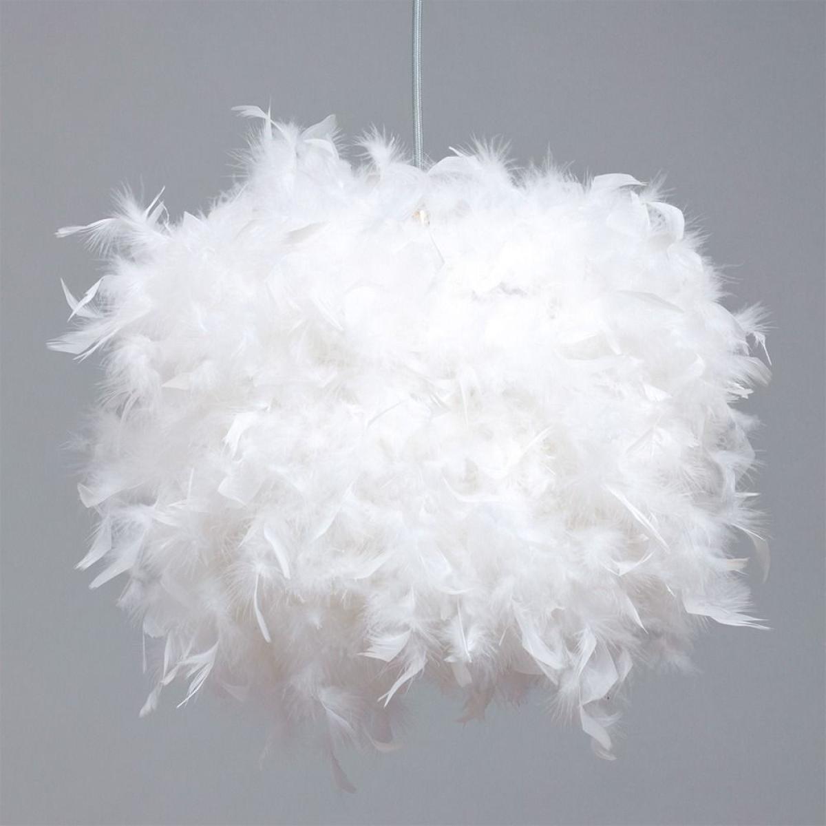 Plume Feather Ball 40cm Ceiling Pendant, Brass – image 6